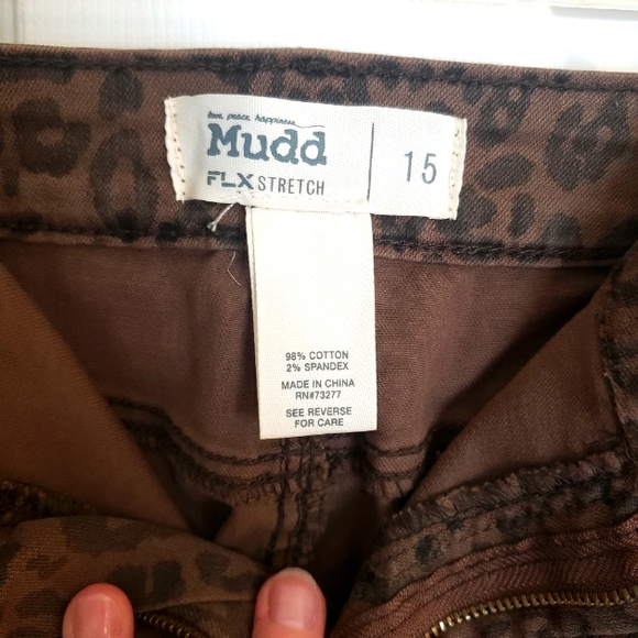 🏝3for$25 Leopard Print Stretchy Denim Skirt - Picture 3 of 5